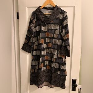 Habitat Flowy Patterned Dress